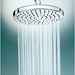 Ensemble de douche : pommeau de douche rond de plafond de 23 cm, douchette pivotante Shower Concept, Bossini
